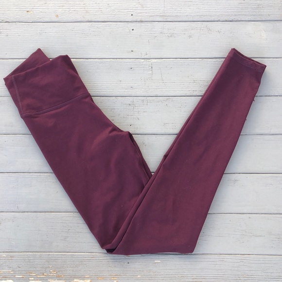 Fabletics HighWaisted Powerhold LeggingBurgundyXXS - Picture 8 of 8